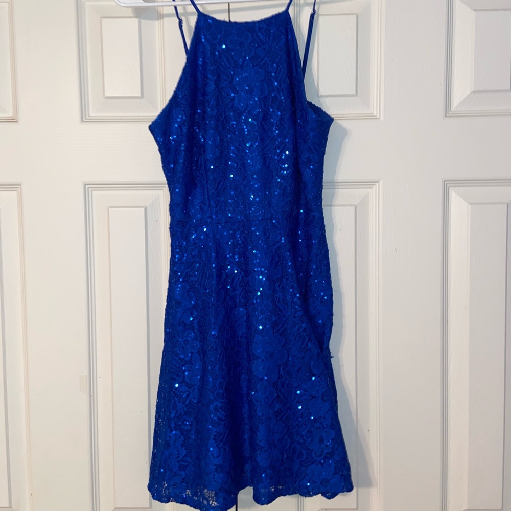 Stunning Sparkly Blue Dress